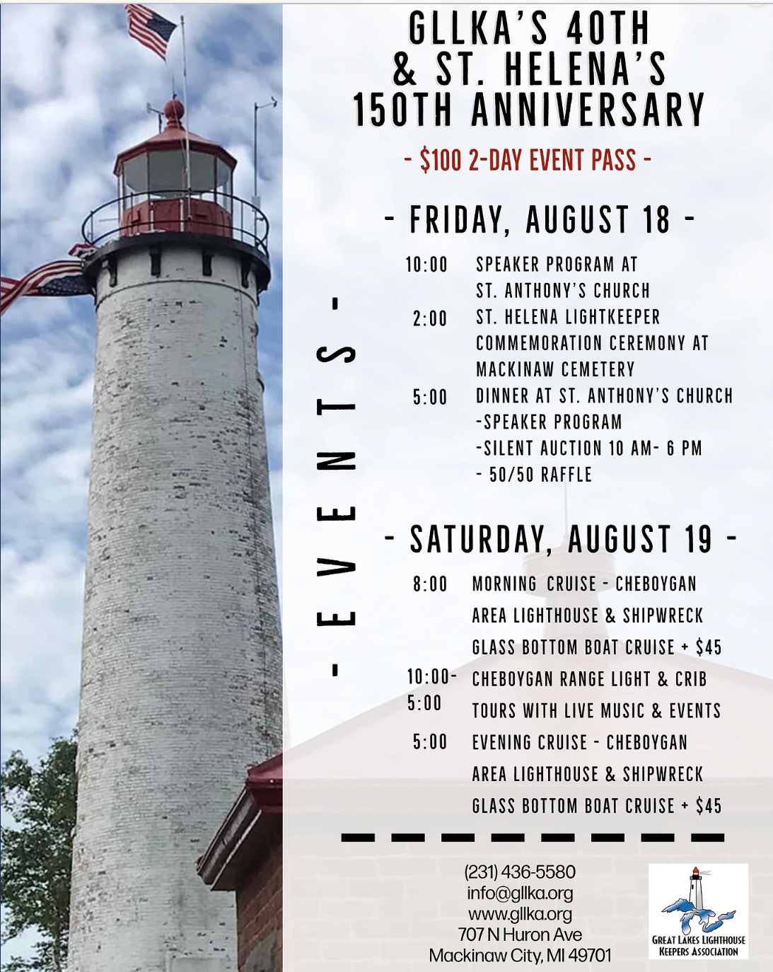 St Helena lighthouse event