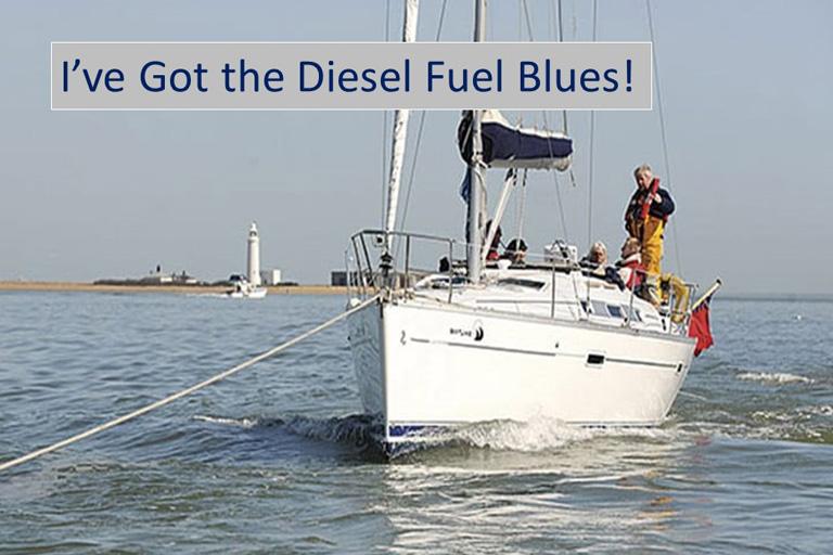 Sailboat being towed