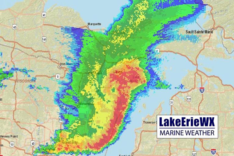 Doppler Radar of storm system